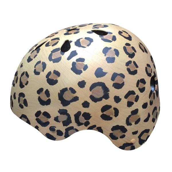 Leopard Print Bike Helmet Inkwell Helmets